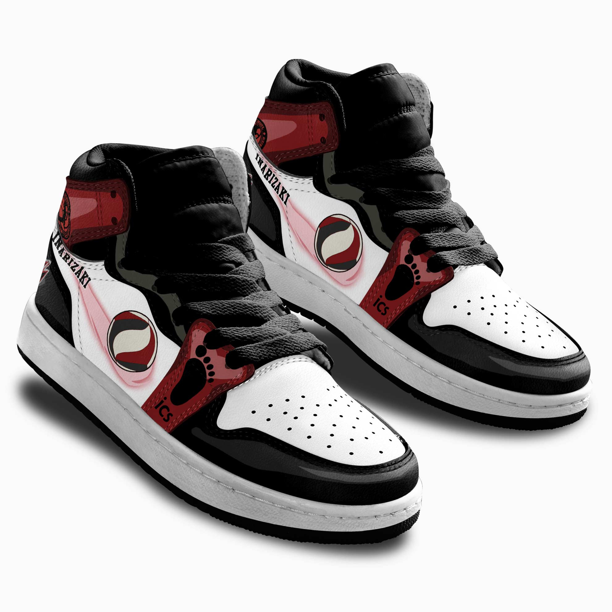 Inarizaki Kids Sneakers Custom Haikyuu Anime Shoes For Kids