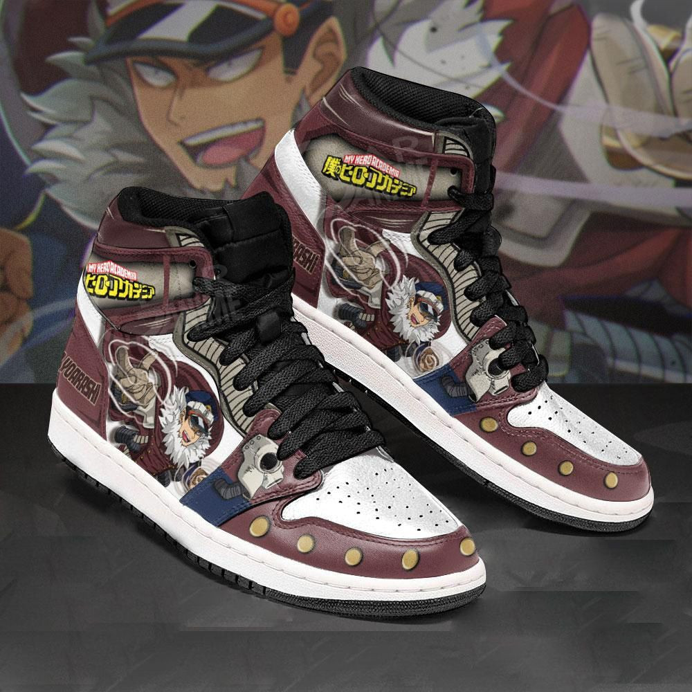 Inasa Yoarashi My Hero Academia anime High Top Air Jordan Sneaker, Air Jordan Hightop