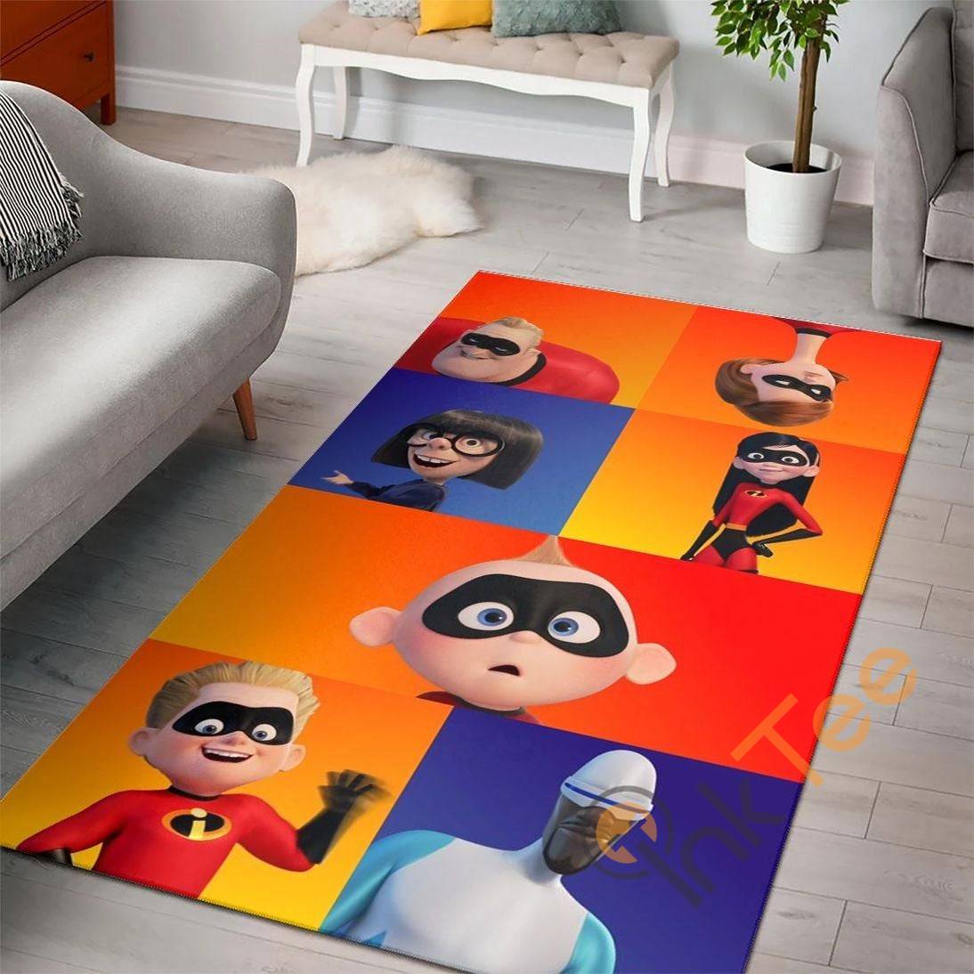 Incredible Disney Movies Floor Decor Bedroom Lover Living Room Rectangle Rug