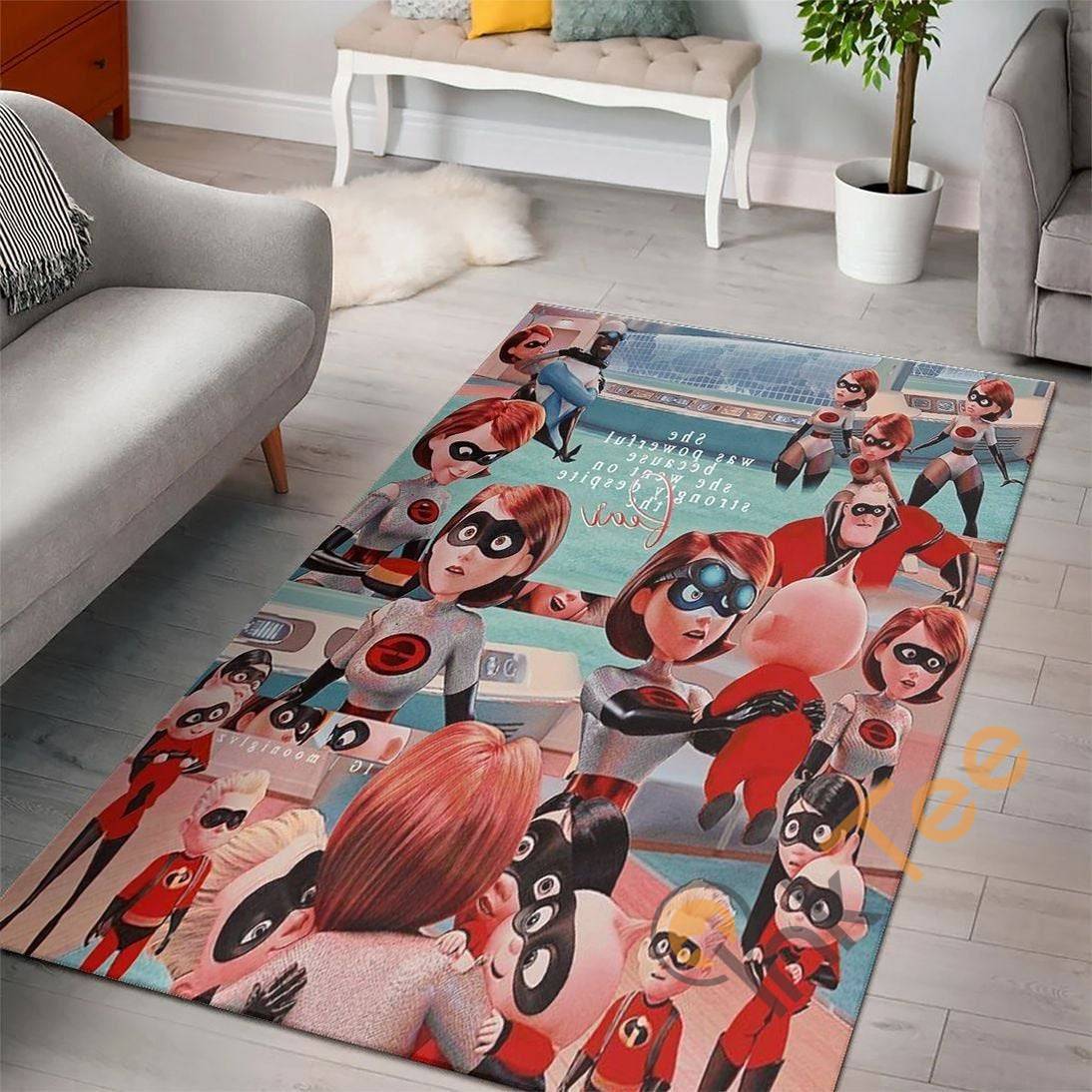Incredible Disney Movies Living Room Floor Decor Lover Rectangle Rug
