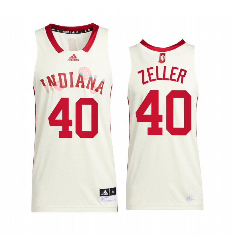Indiana Hoosiers Cody Zeller Jersey Honoring Black Excellence White Alumni Uniform