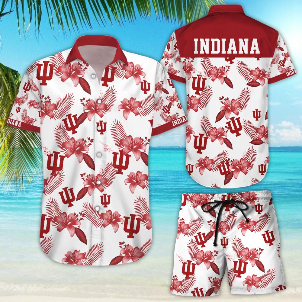 Indiana Hoosiers Hawaiian Shirt 3D