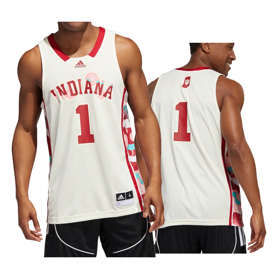 Indiana Hoosiers Jersey Honoring Black Excellence Cream Uniform
