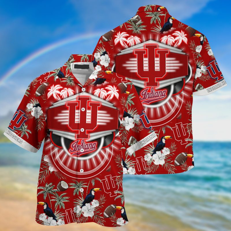 Indiana Hoosiers NCAA – Hawaii Shirt For This Season – Gift For Sport Lovers