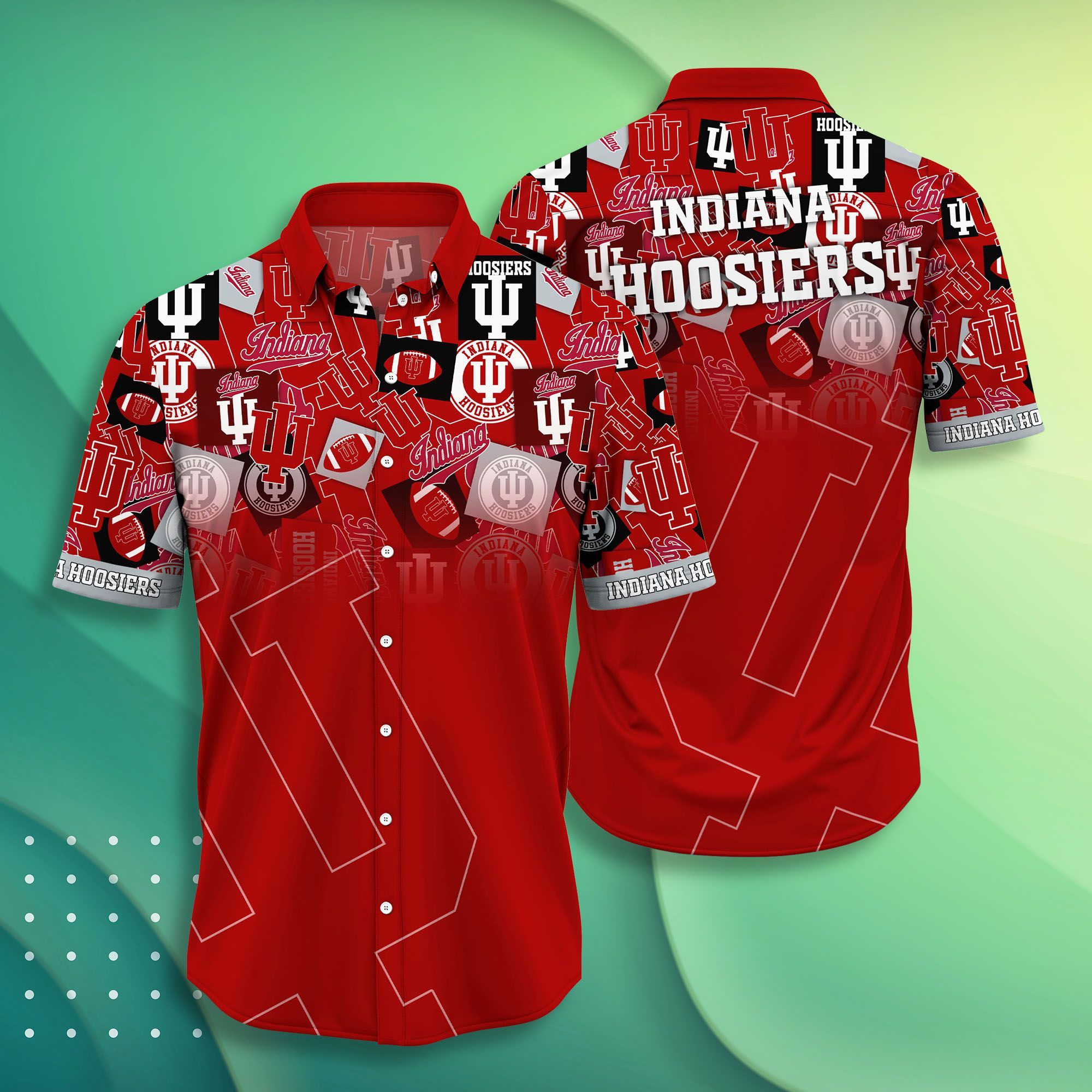 Indiana Hoosiers NCAA -Hawaii Shirt Style Hot Trending Summer-Hawaiian NACC