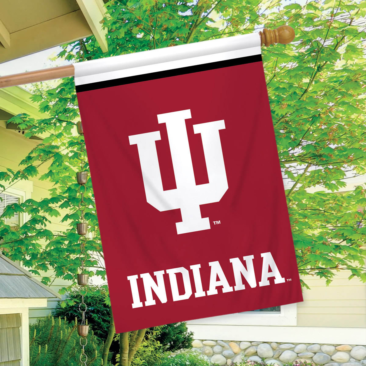 Indiana Hoosiers NCAA Garden Flag, House Flag