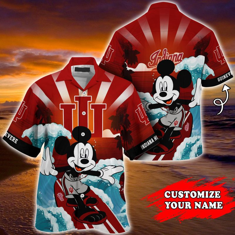 Indiana Hoosiers NCAA Summer Customized Hawaiian Shirt