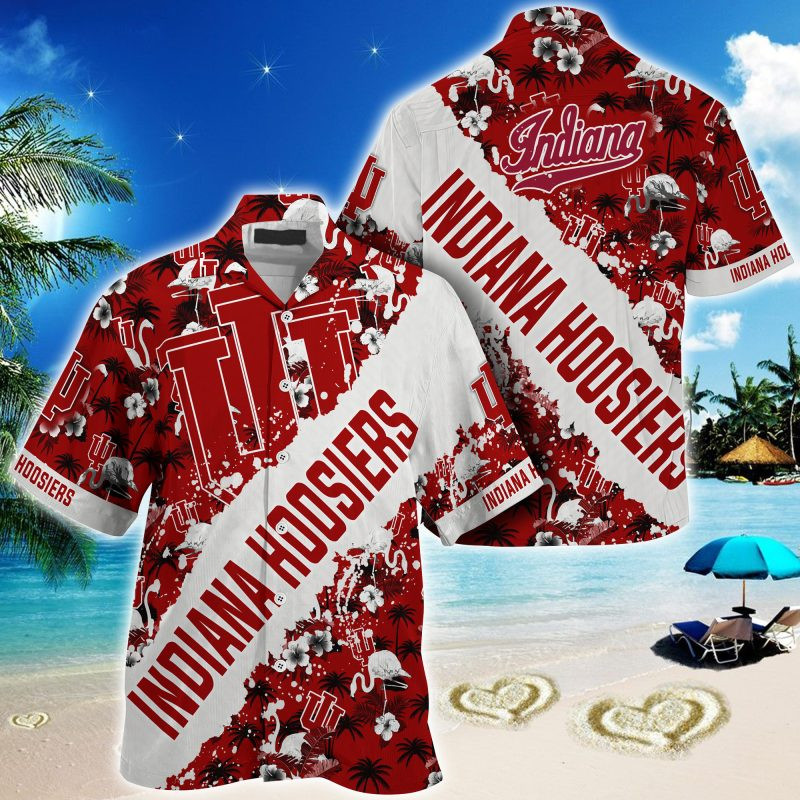 Indiana Hoosiers NCAA Trending Summer – Hawaii Shirt For This Season – Gift For Sport Lovers With Tropical Patterns