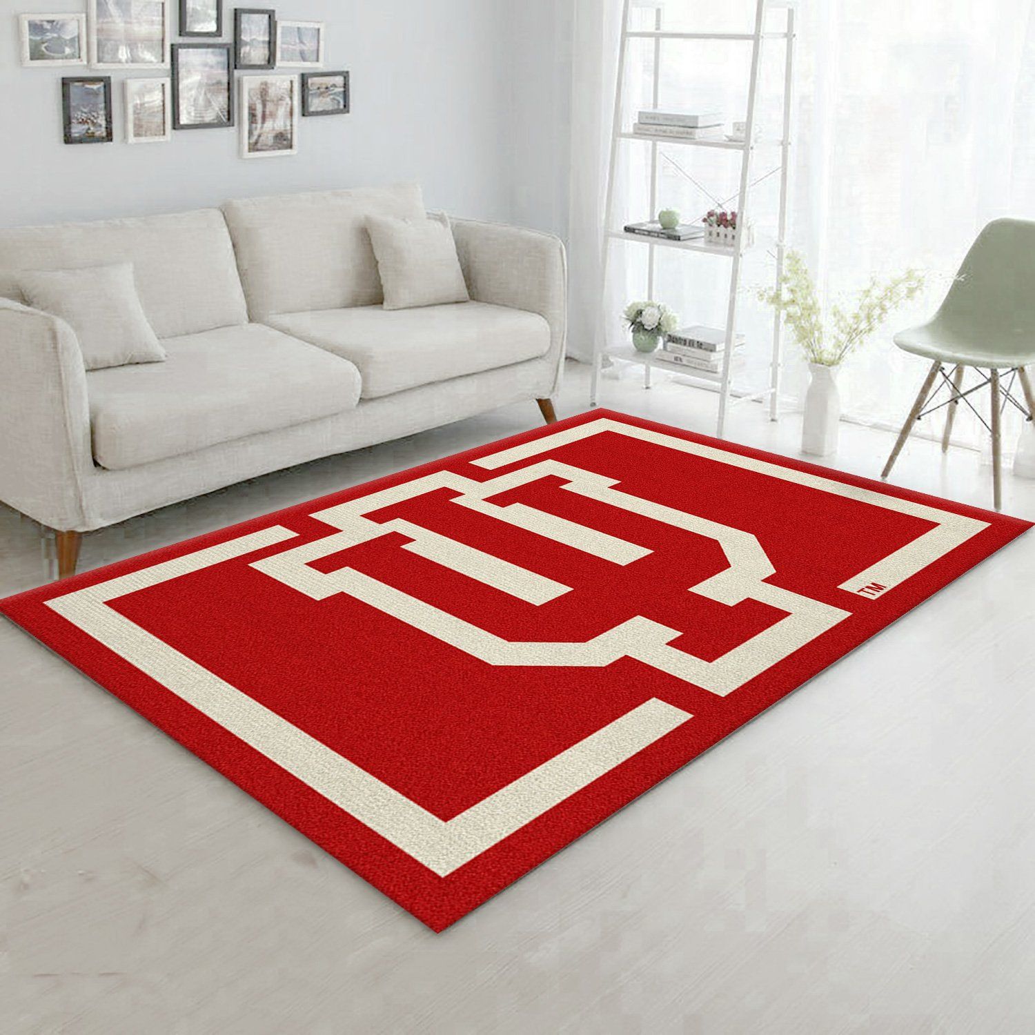 Indiana Hoosiers Rectangle Rug – Custom Size And Printing