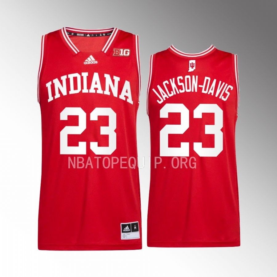 Indiana Hoosiers Trayce Jackson-Davis Jersey 2022-23 College Red Uniform