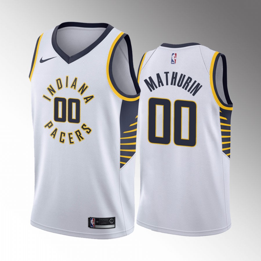 Indiana Pacers Bennedict Mathurin 2022 NBA Draft Arizona Wildcats Navy #00 Jersey Association Edition