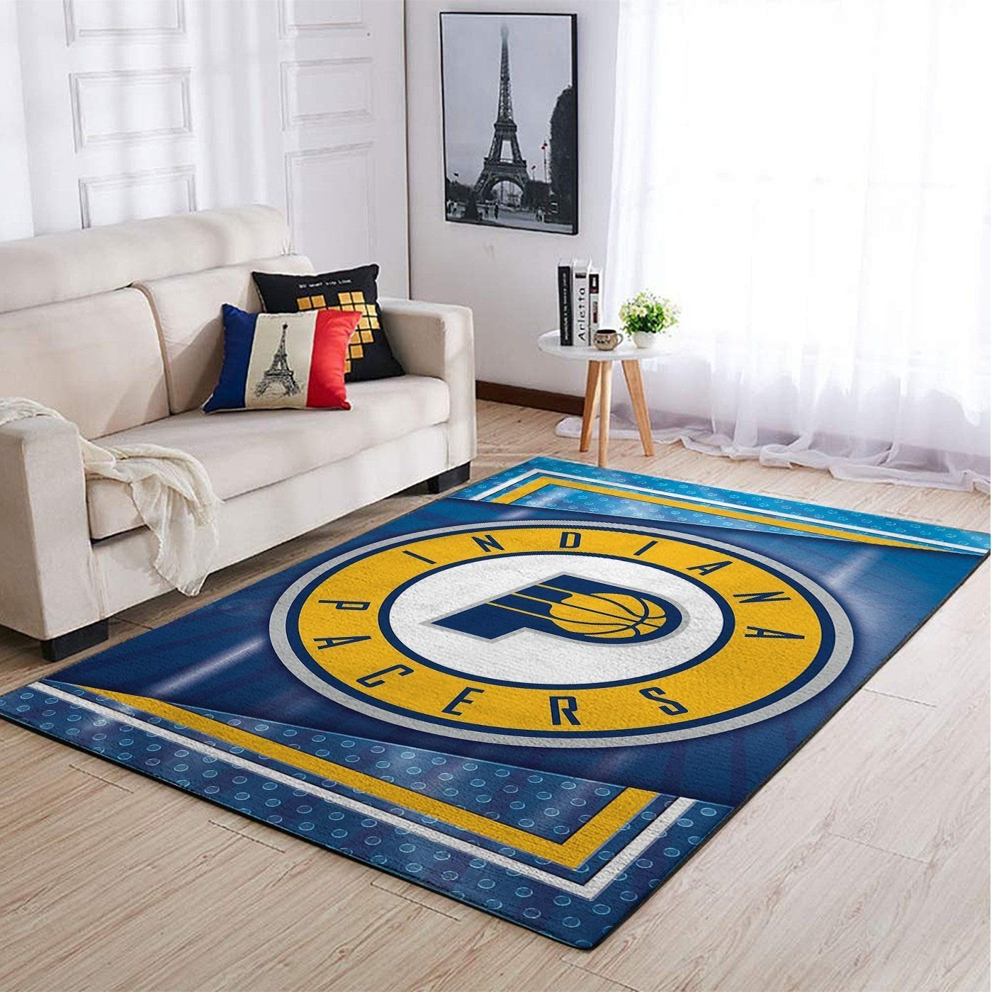 Indiana Pacers Living Room Area Rectangle Rug