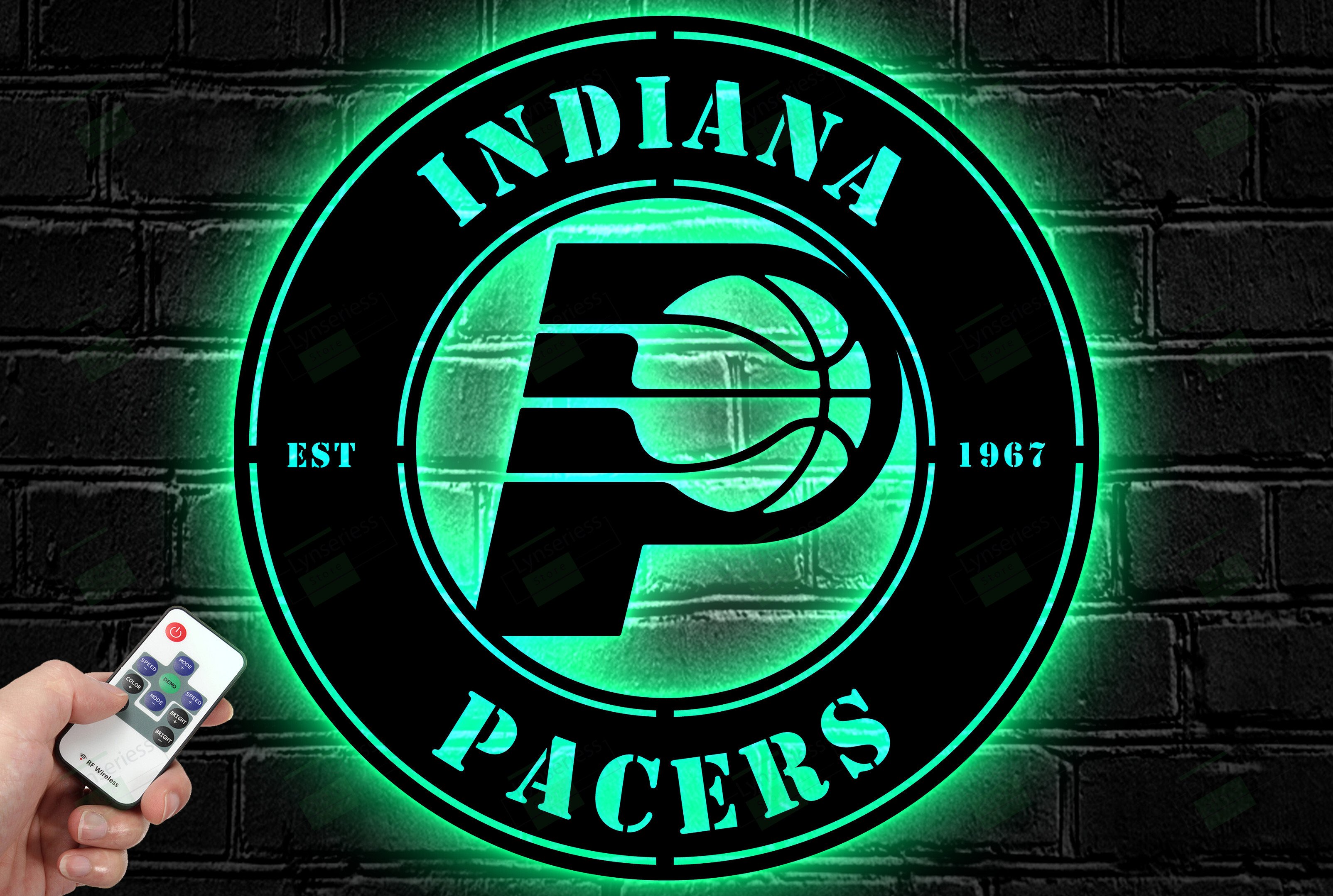 Indiana Pacers Metal Sign – Led Light Sign NBA