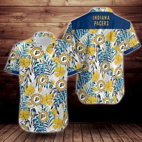 Indiana Pacers Tropical Flower Hawaiian Shirt