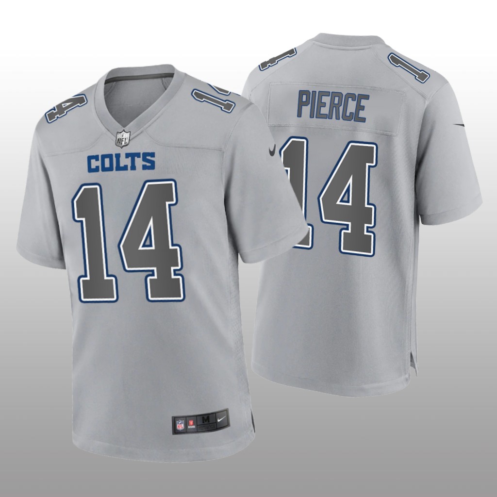 Indianapolis Colts Alec Pierce Gray Jersey Atmosphere Fashion Game - Men's