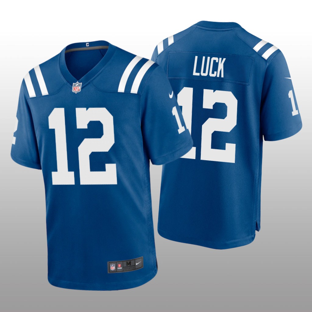 Indianapolis Colts Andrew Luck Royal Jersey Game - Men's