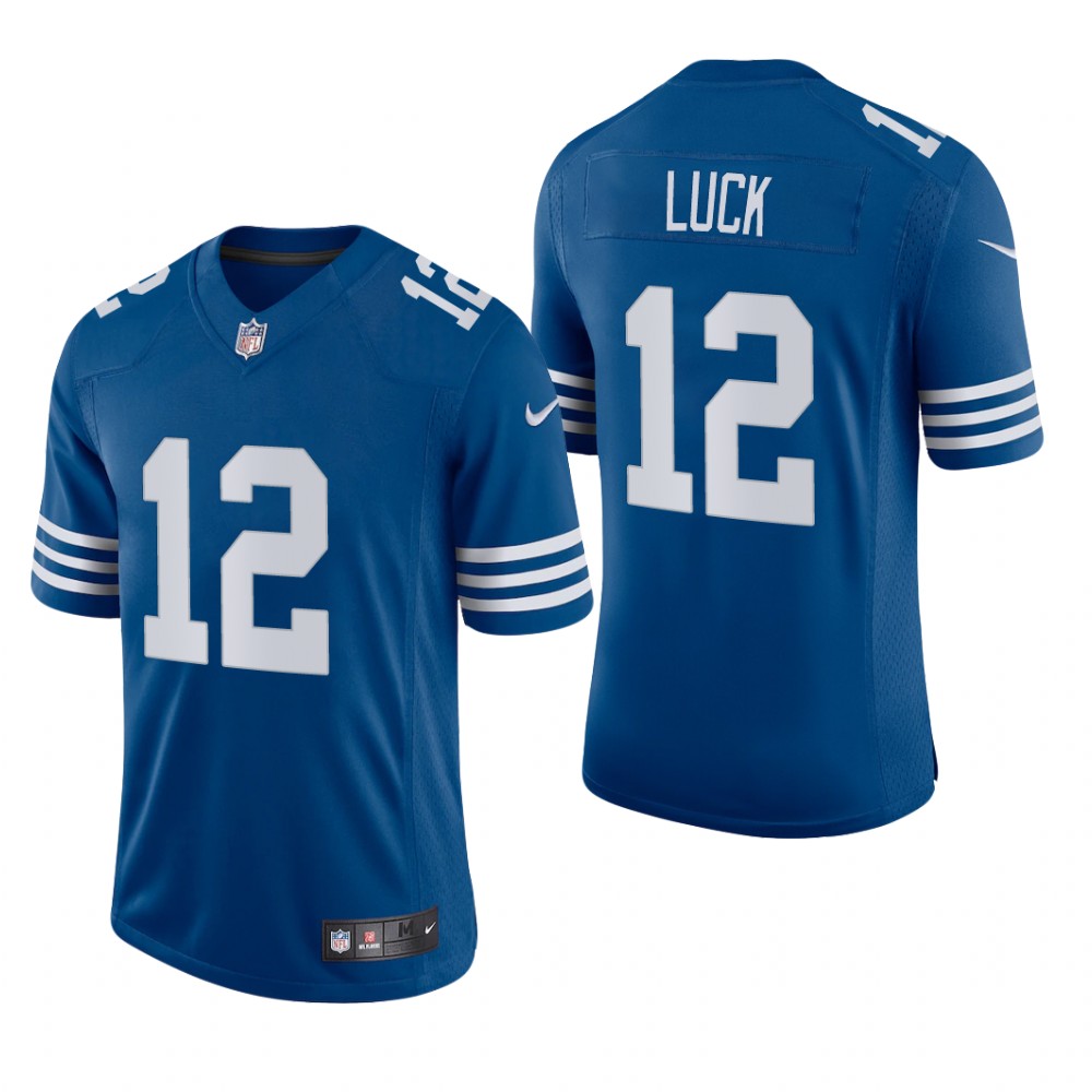 Indianapolis Colts Andrew Luck Royal Jersey Vapor Limited - Men's