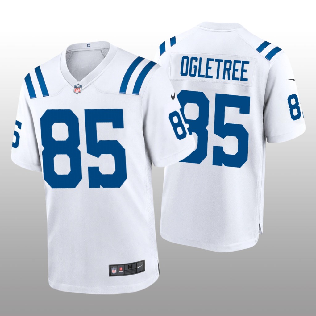 Indianapolis Colts Andrew Ogletree White Jersey Game - Men's