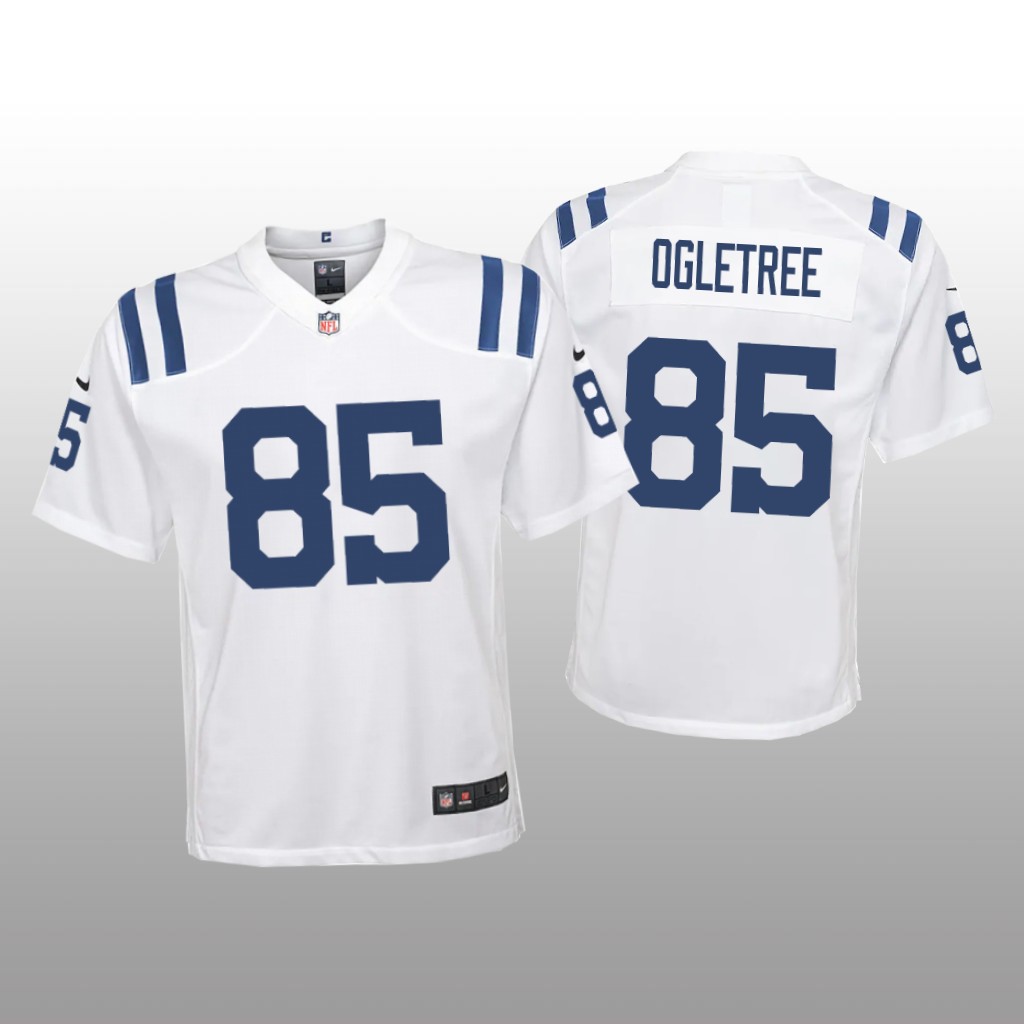 Indianapolis Colts Andrew Ogletree White Jersey Game - Youth