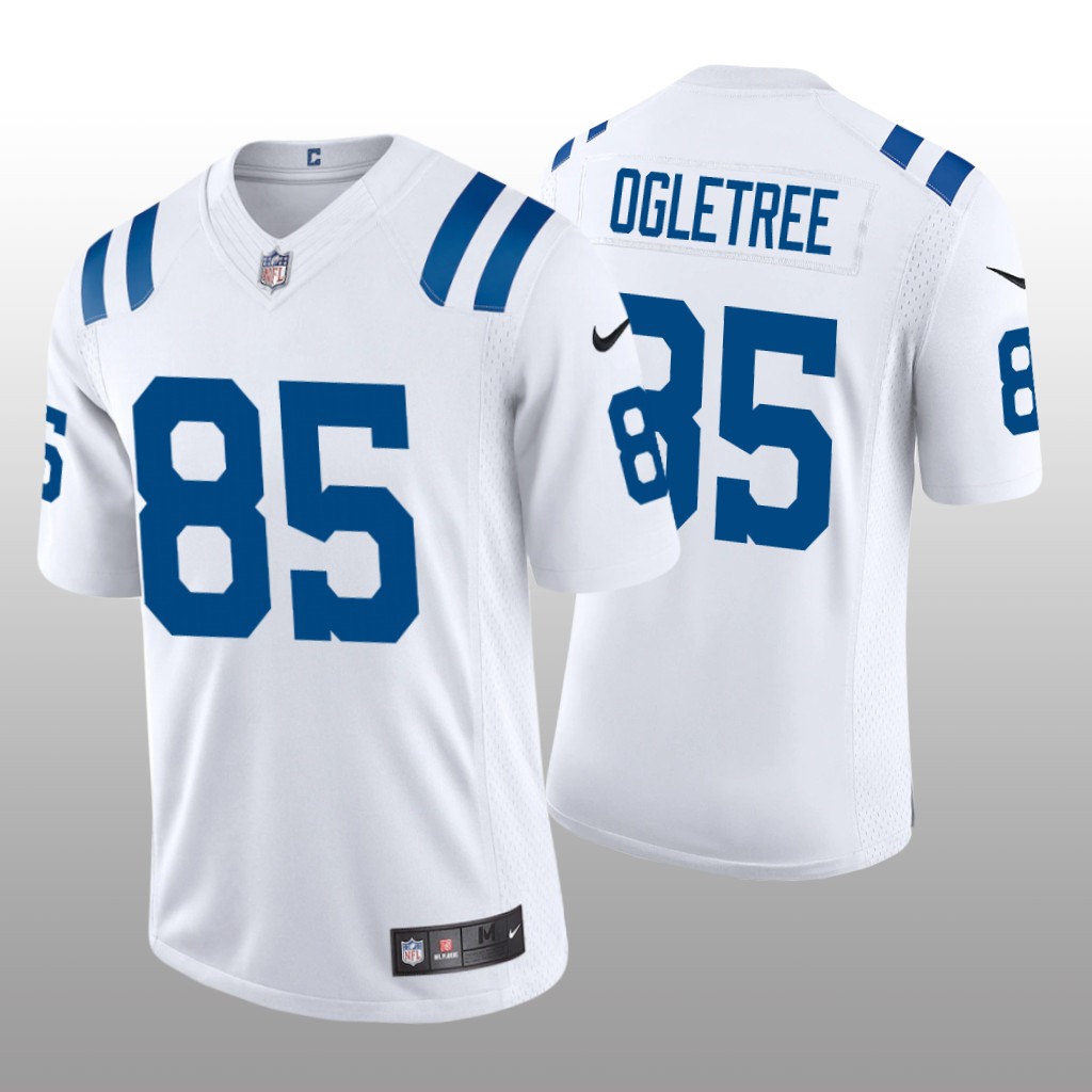 Indianapolis Colts Andrew Ogletree White Jersey Vapor Limited Men's