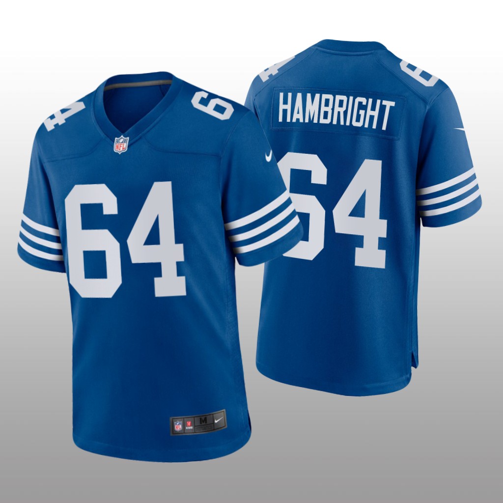 Indianapolis Colts Arlington Hambright Royal Jersey Alternate Game - Men's
