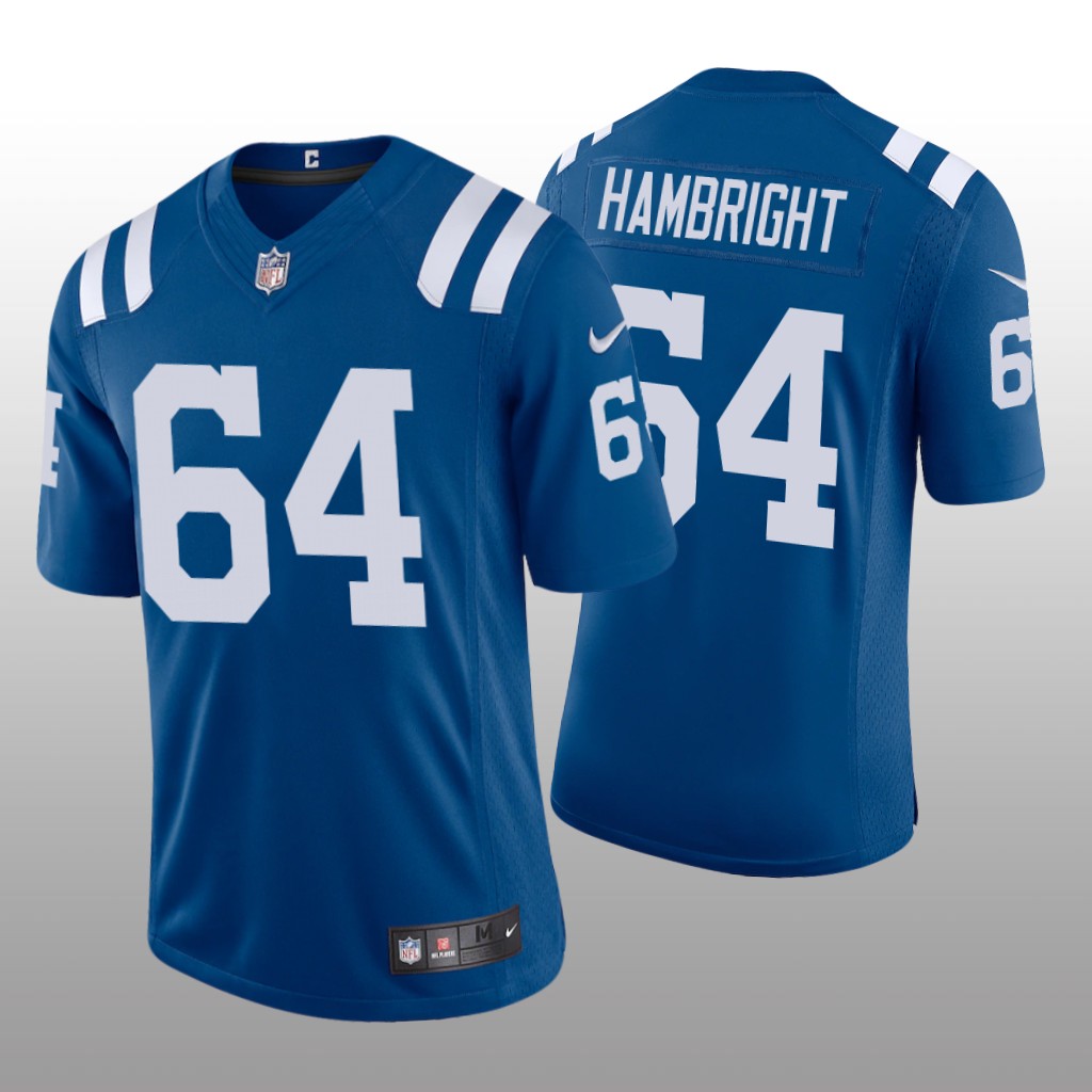 Indianapolis Colts Arlington Hambright Royal Jersey Vapor Limited Men's