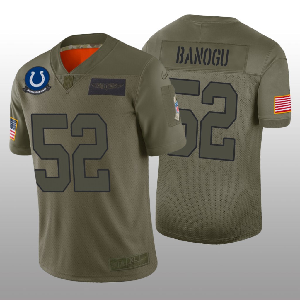 Indianapolis Colts Ben Banogu Camo Limited Jersey 2019 Salute to Service - Men's