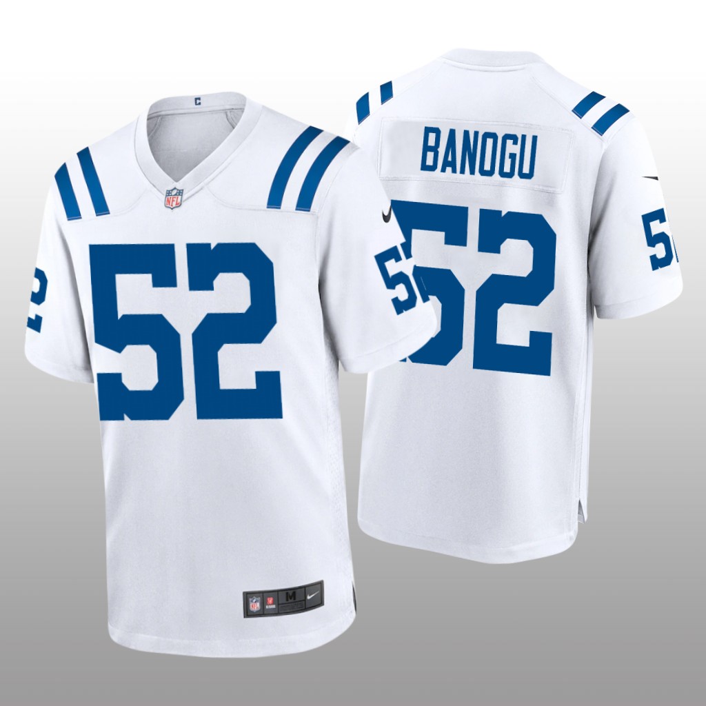 Indianapolis Colts Ben Banogu White Jersey Game - Men's