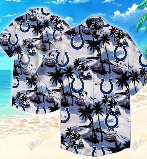 Indianapolis Colts Coconut Tree01191 Hawaiian Shirt