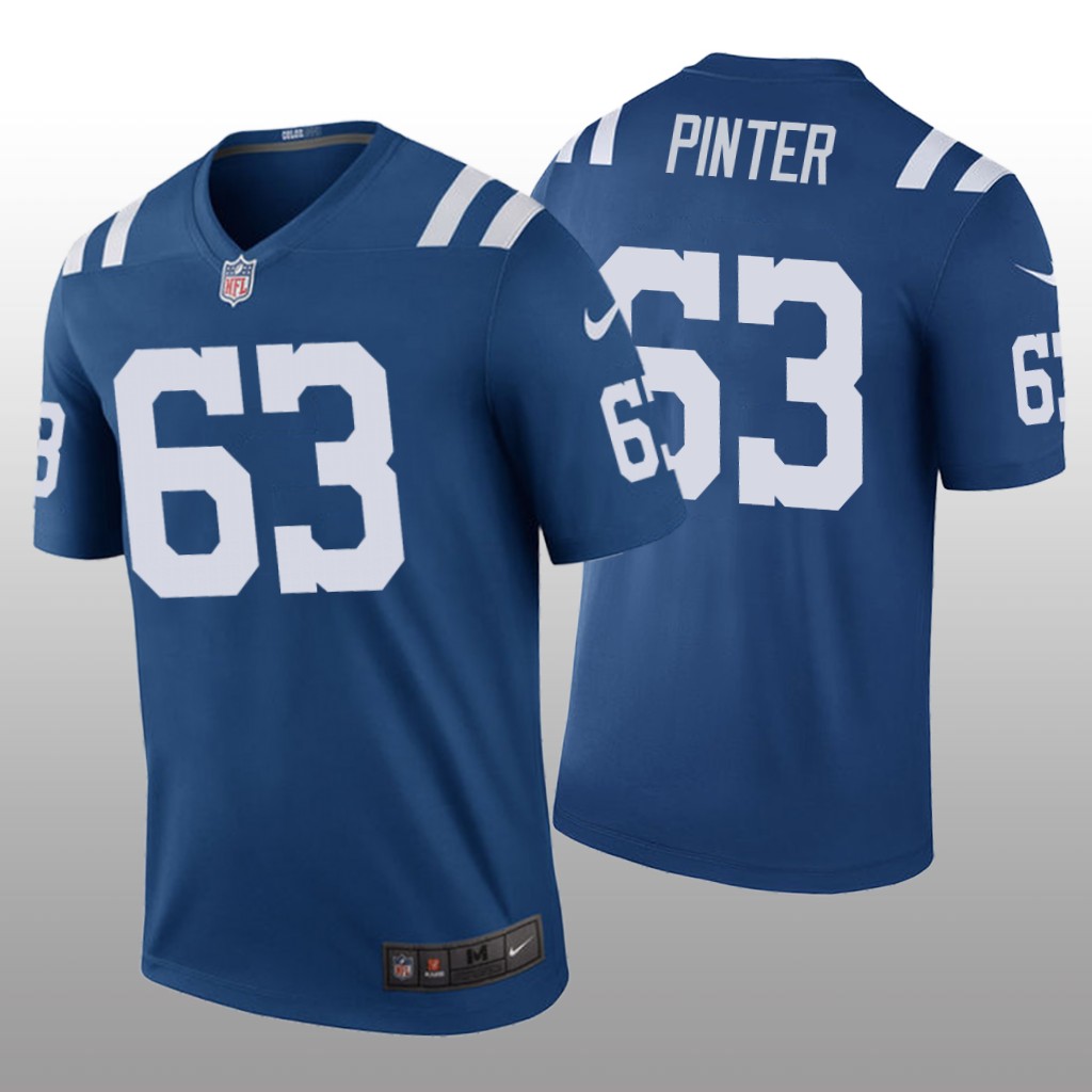 Indianapolis Colts Danny Pinter Royal Jersey Color Rush Legend - Men's