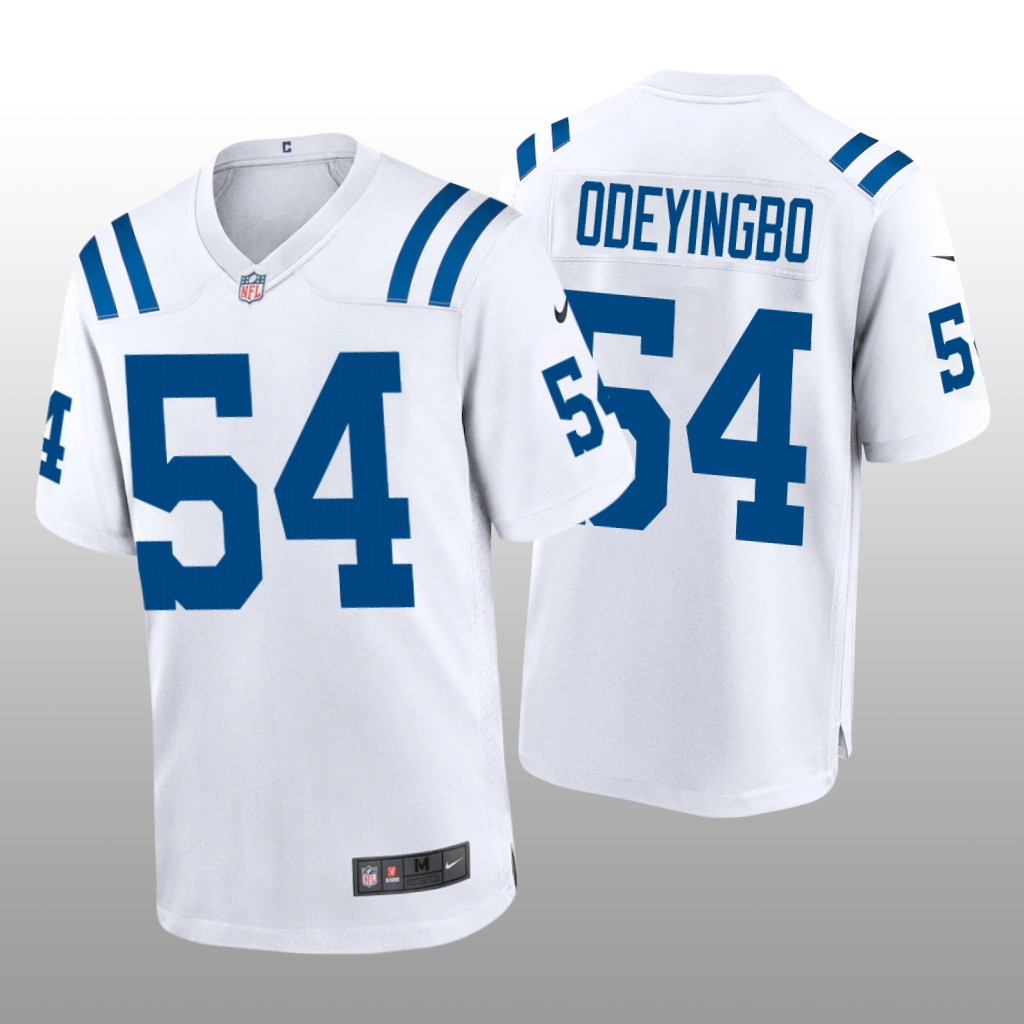Indianapolis Colts Dayo Odeyingbo White Jersey Game - Men's