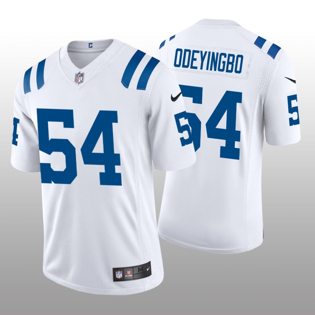 Indianapolis Colts Dayo Odeyingbo White Jersey Vapor Limited - Men's
