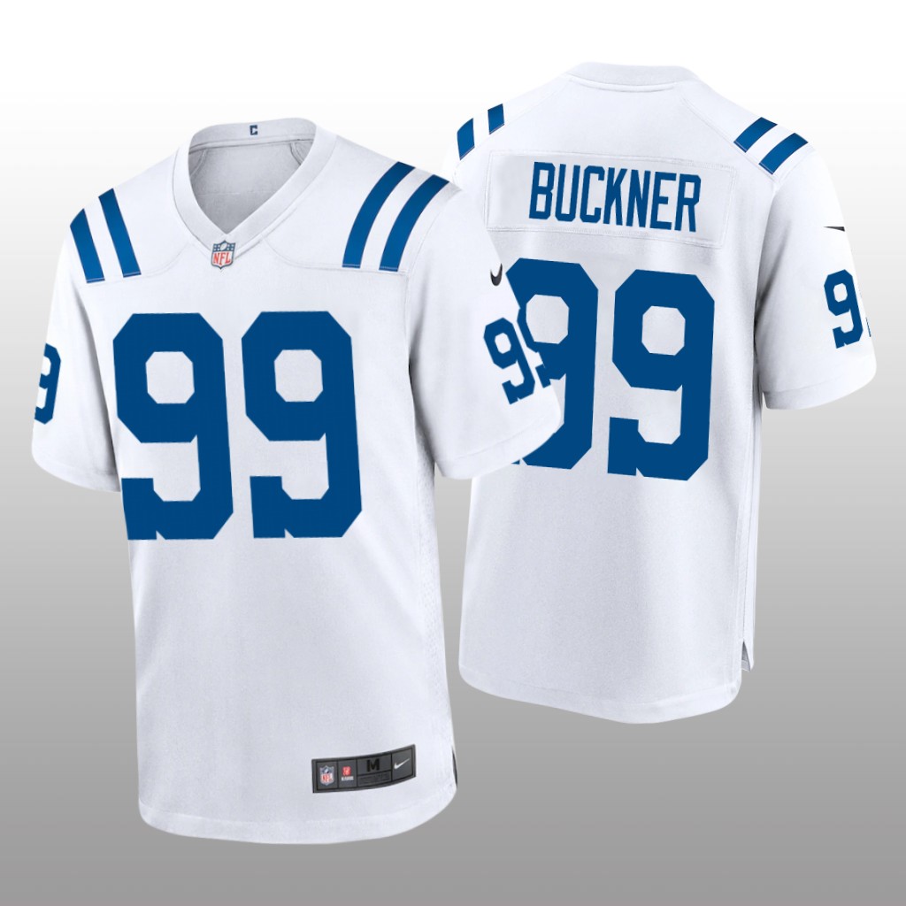 Indianapolis Colts DeForest Buckner White Jersey Game - Men's