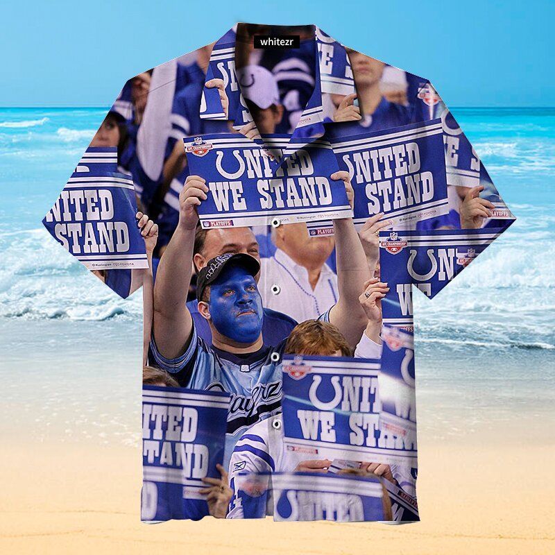 Indianapolis Colts Fan NFL – Premium Hawaiian Shirt – Gift For Sports Lovers