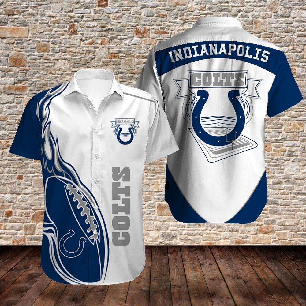 Indianapolis Colts Fireball Hawaiian Shirt