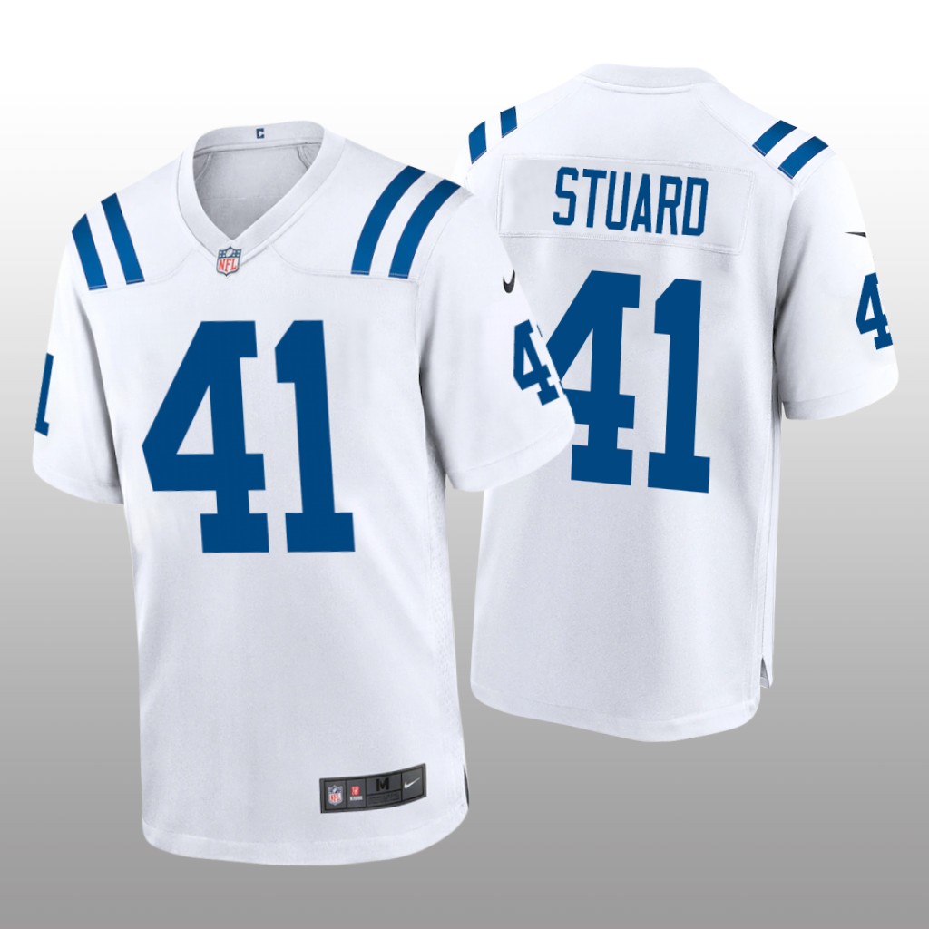 Indianapolis Colts Grant Stuard White Jersey Game - Men's