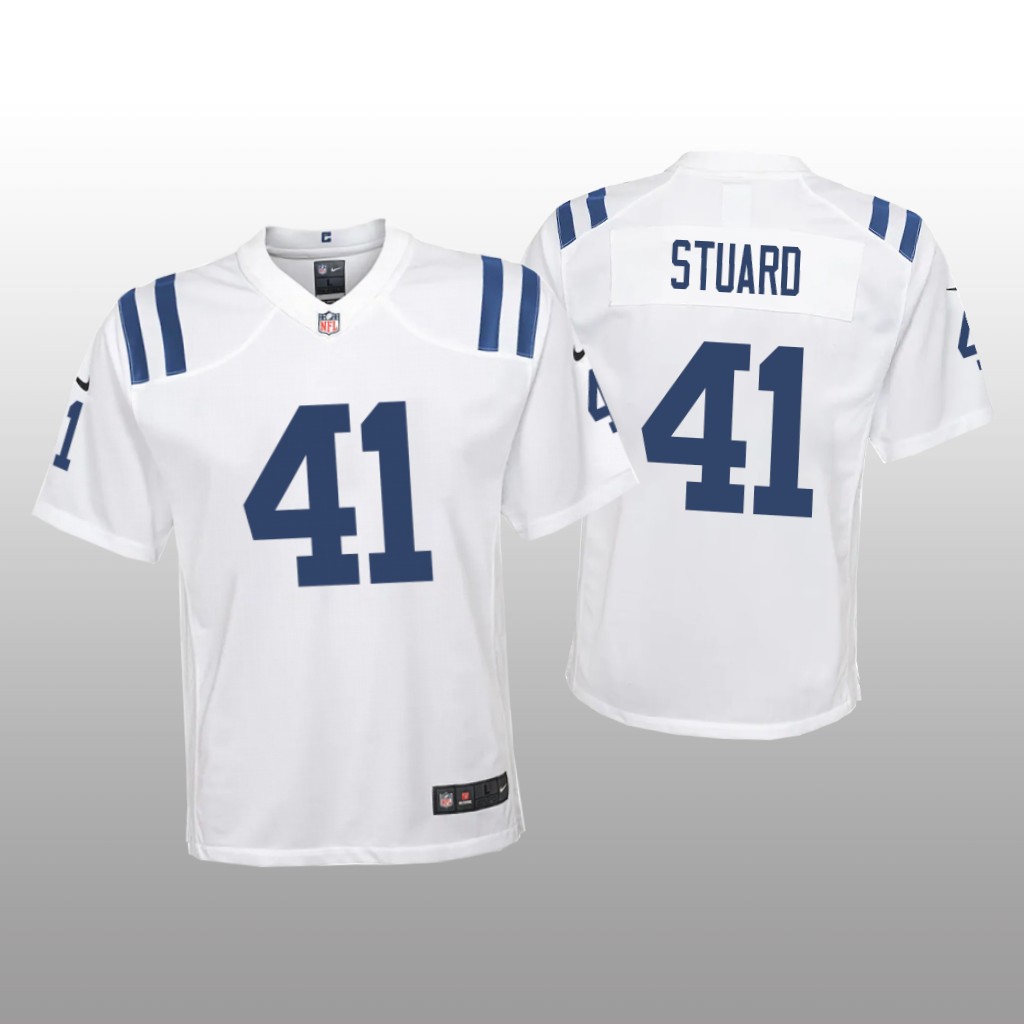 Indianapolis Colts Grant Stuard White Jersey Game - Youth