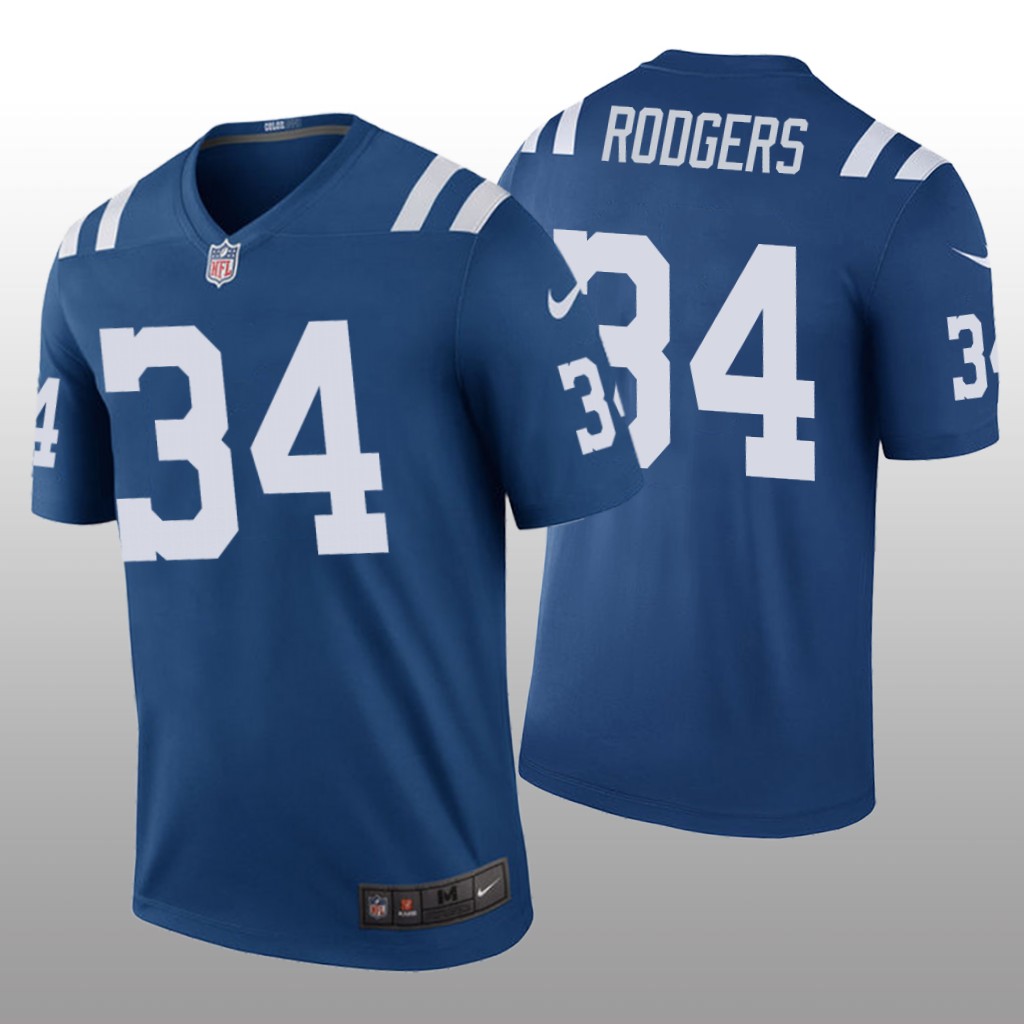 Indianapolis Colts Isaiah Rodgers Royal Jersey Color Rush Legend - Men's