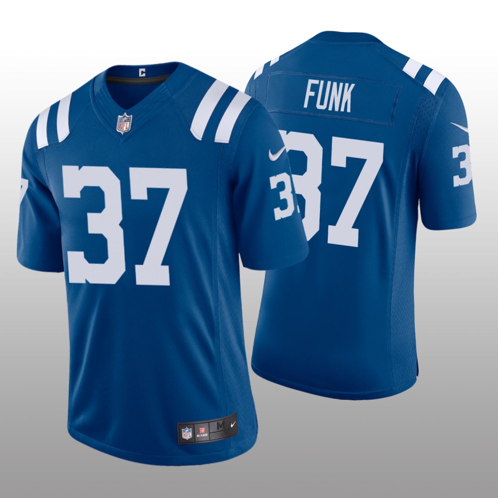 Indianapolis Colts Jake Funk Royal Jersey Vapor Limited Men's