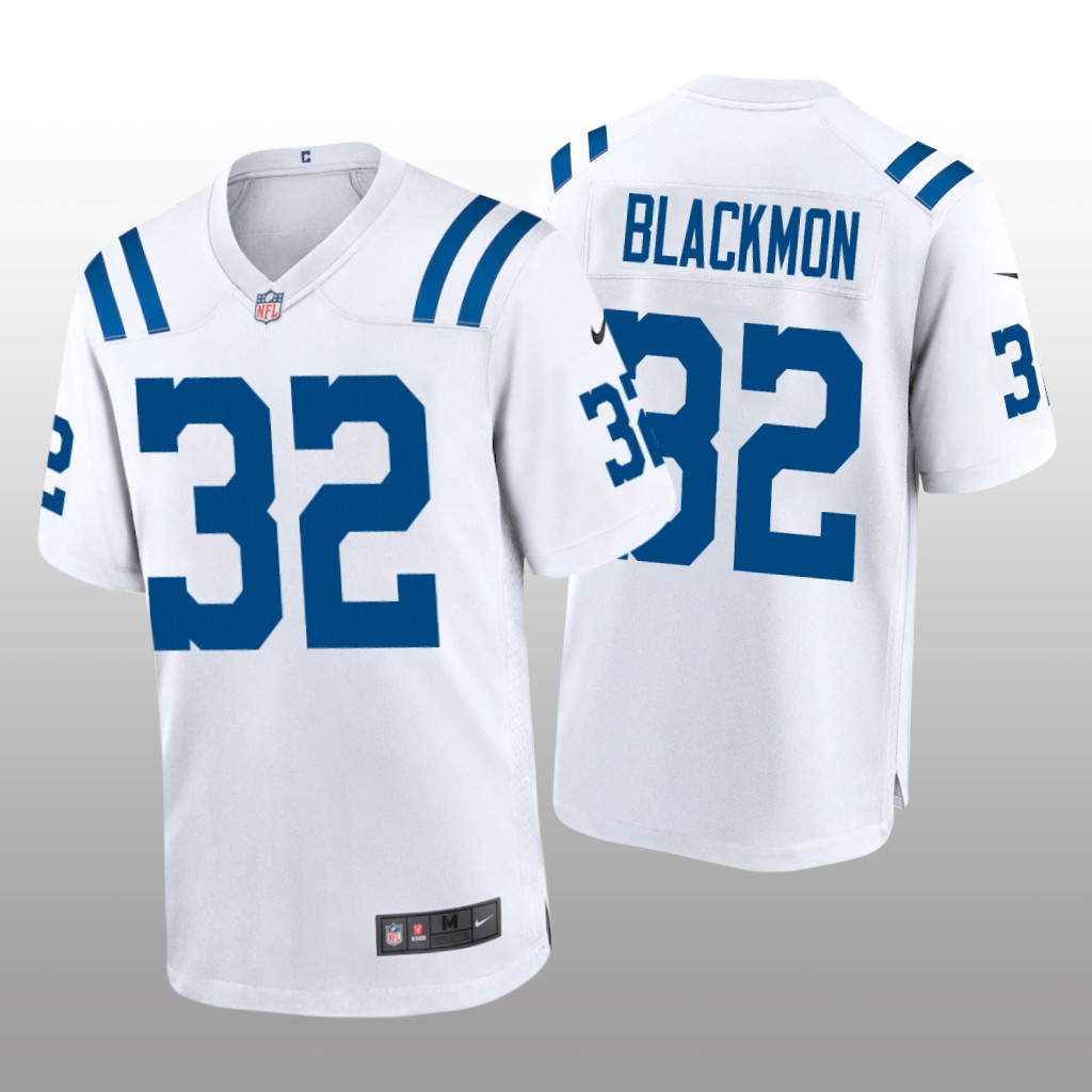 Indianapolis Colts Julian Blackmon White Jersey Game - Men's