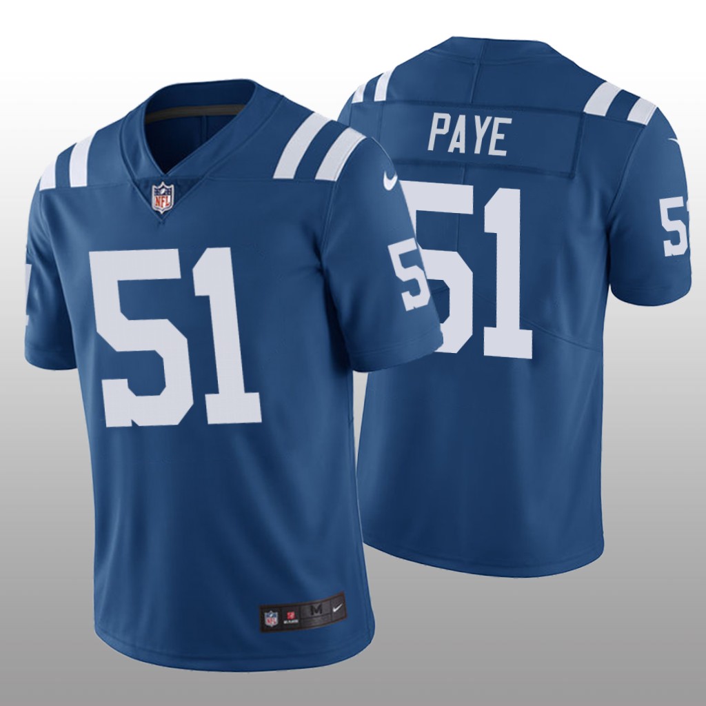 Indianapolis Colts Kwity Paye Royal Jersey Color Rush Limited - Men's
