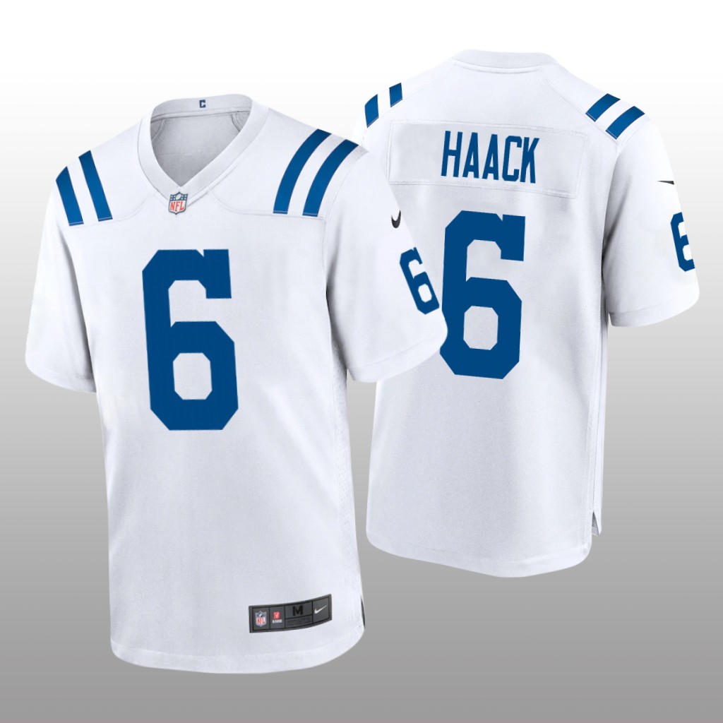 Indianapolis Colts Matt Haack White Jersey Game - Men's
