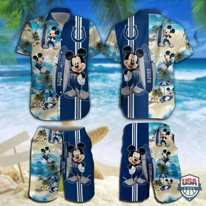 Indianapolis Colts Mickey Mouse Hawaiian Shirt