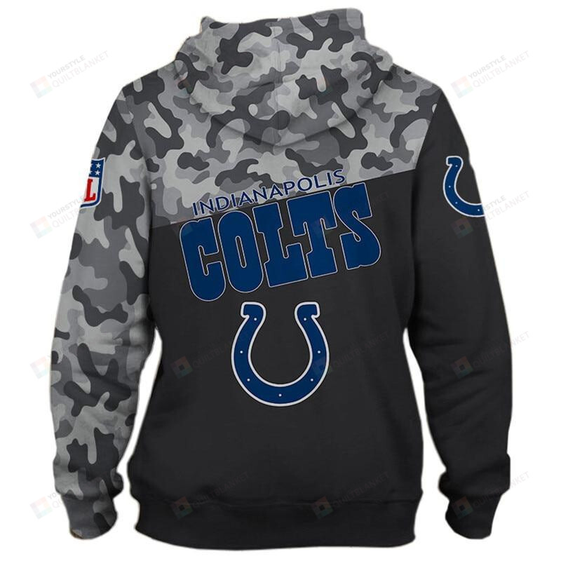 Indianapolis Colts Military 3D All Over Print Hoodie Hoodie