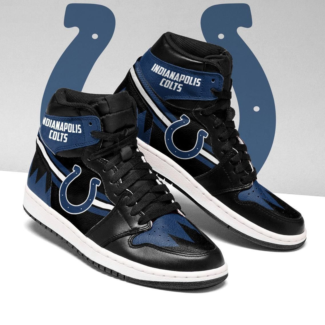 Indianapolis Colts Nfl Football Air Sneakers Sneakers Sport Sneakers High Top Air Jordan Sneaker, Air Jordan Hightop