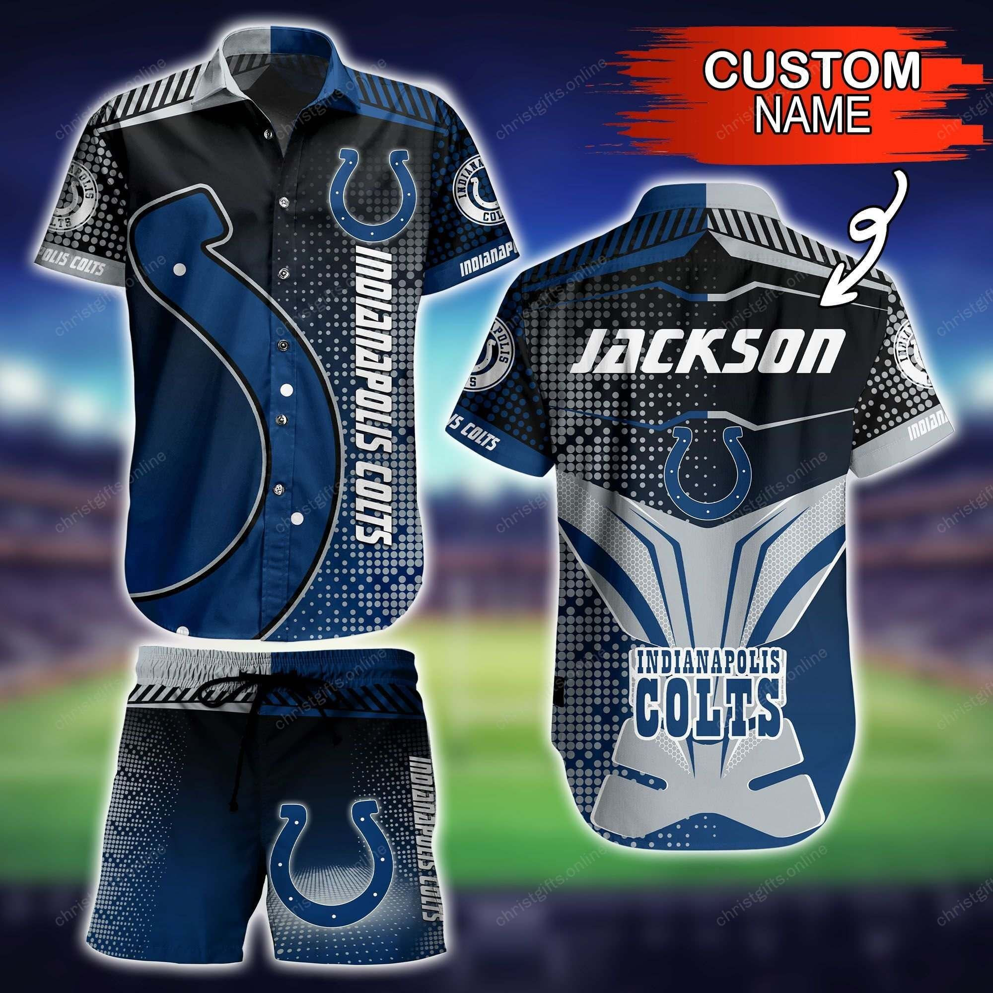 Indianapolis Colts Nfl Personalize Hawaii Shirt Style