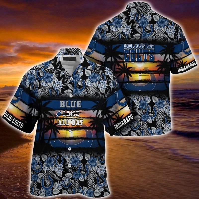 Indianapolis Colts NFL Summer – Hawaii Shirt For This Season – Gift For Sport Lovers Floral Pattern