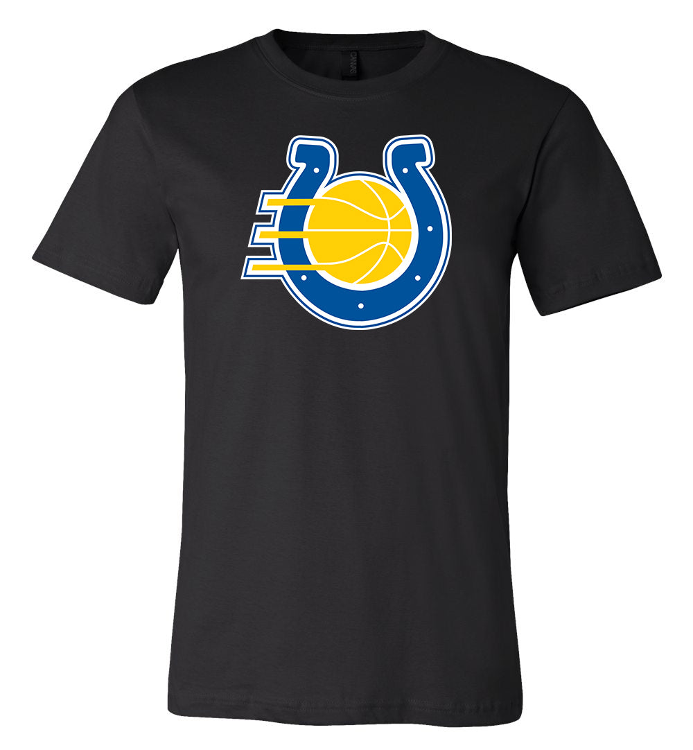 Indianapolis Colts Pacers Mash Up Logo T-Shirt 6 Sizes Xl!!