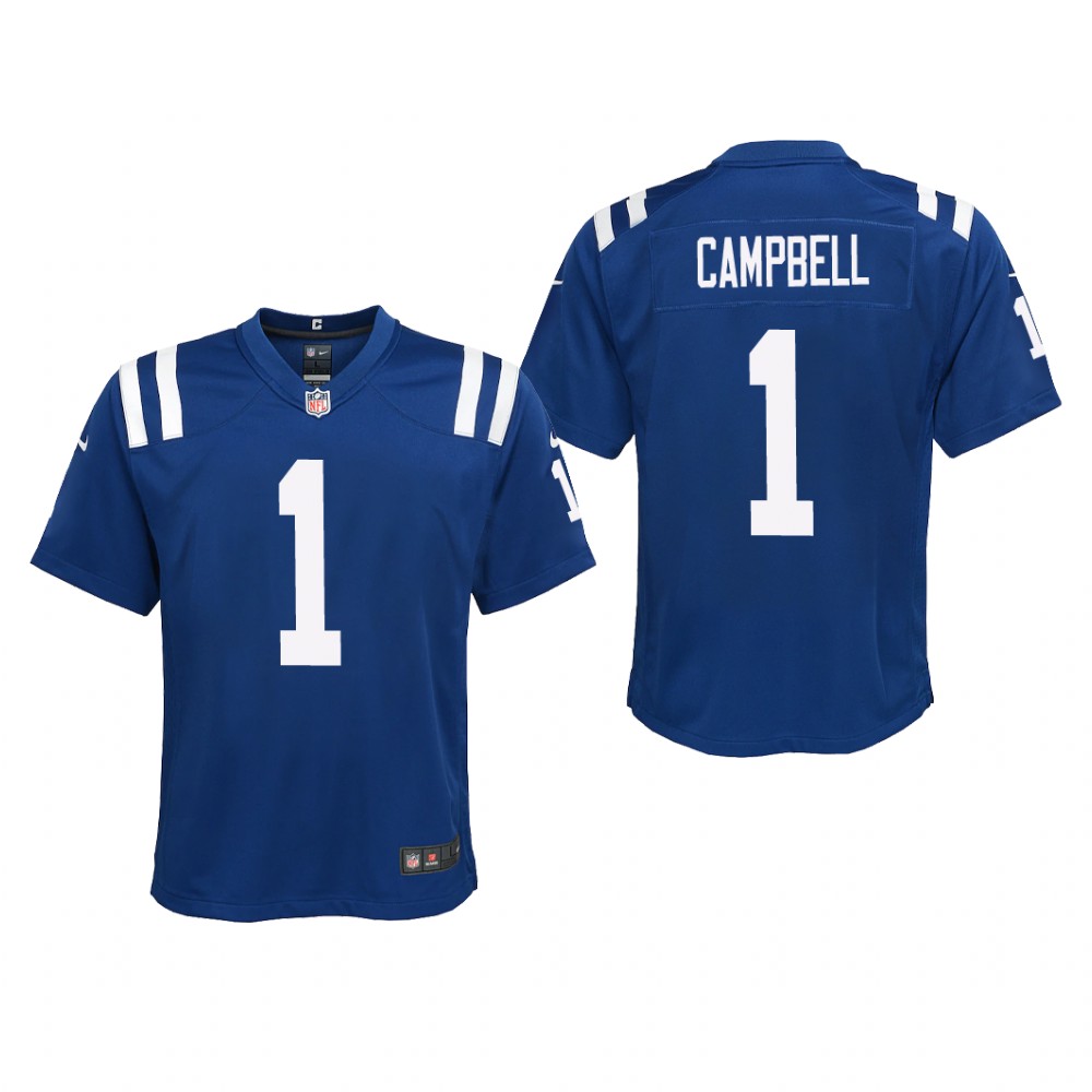Indianapolis Colts Parris Campbell Royal Jersey Game - Youth