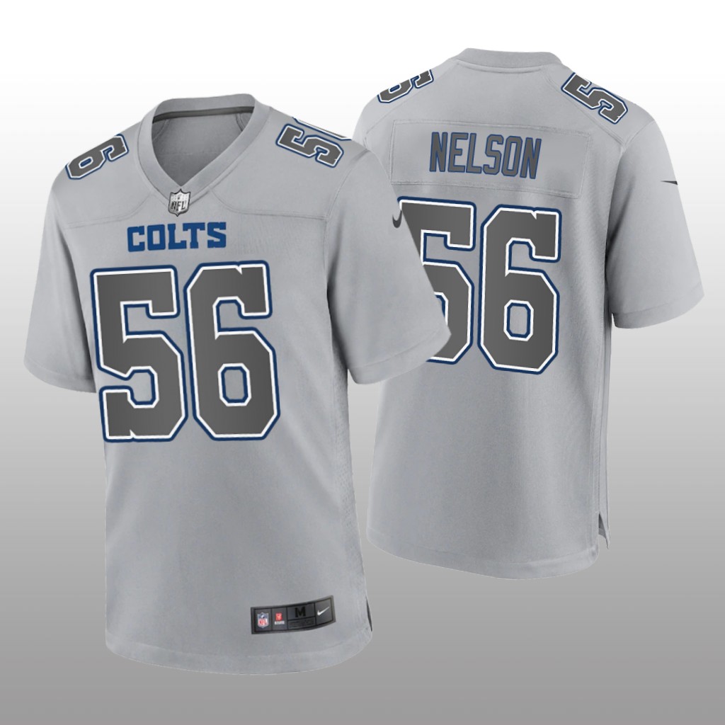 Indianapolis Colts Quenton Nelson Gray Jersey Atmosphere Fashion Game - Men's